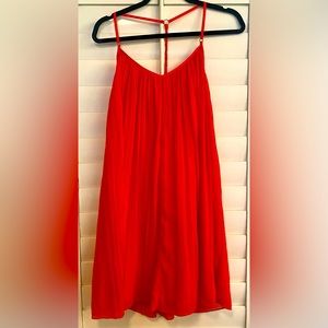 Abercrombie & Fitch orange-red dress